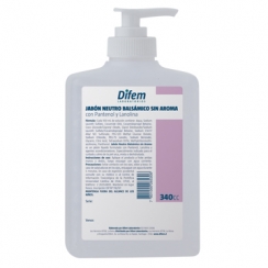 DIFEM JABN NEUTRO BALSMICO SIN AROMA 340 mL